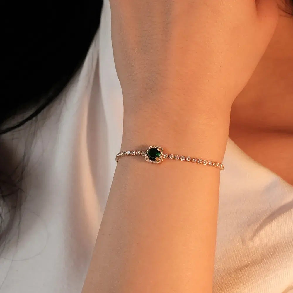 Pulsera Esmeralda Luz