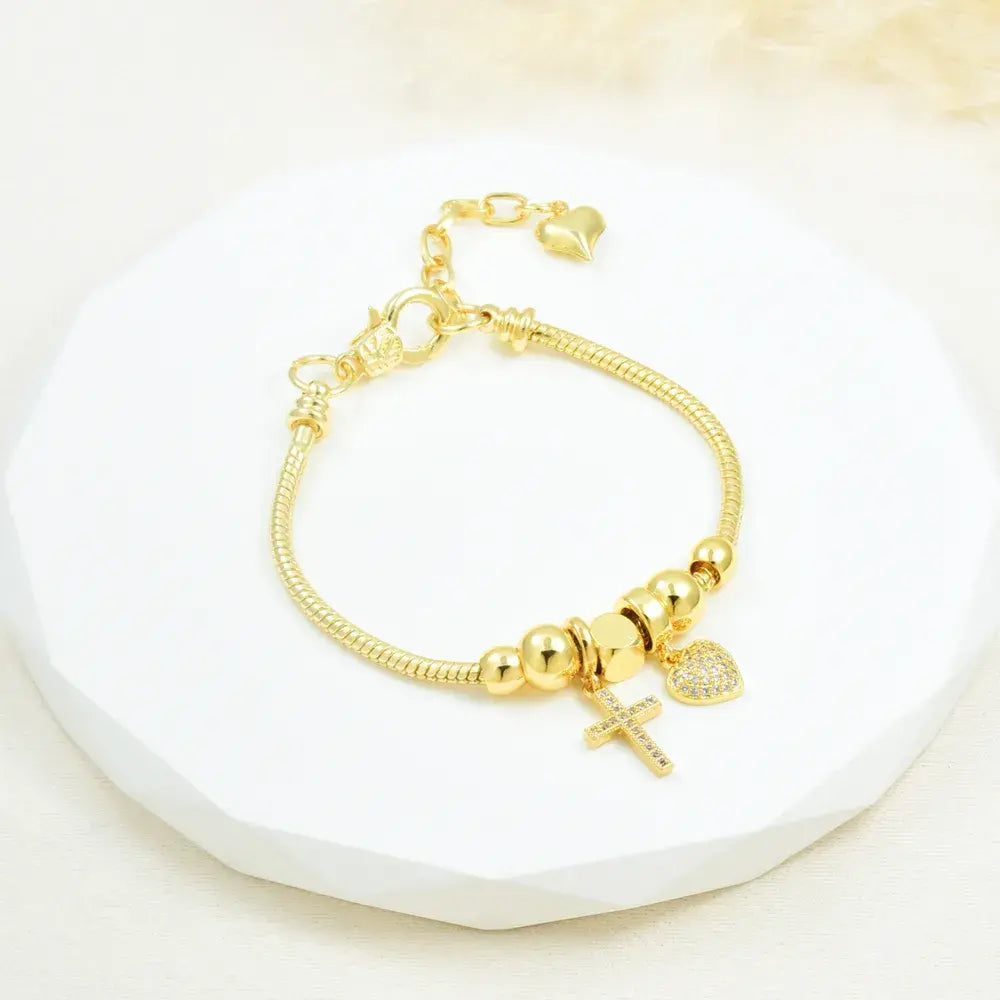 Pulsera Cruz de Amor
