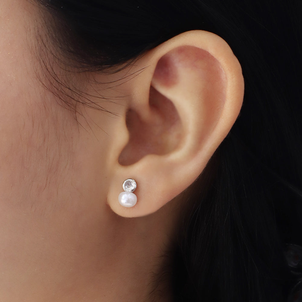 Arete Topo de Perla Brillante