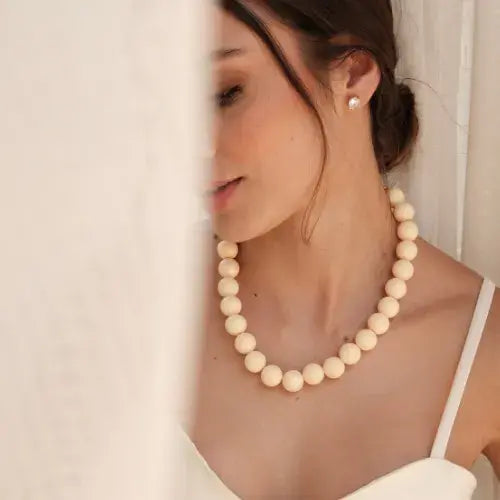 Collar Chicle Maxi Marfil