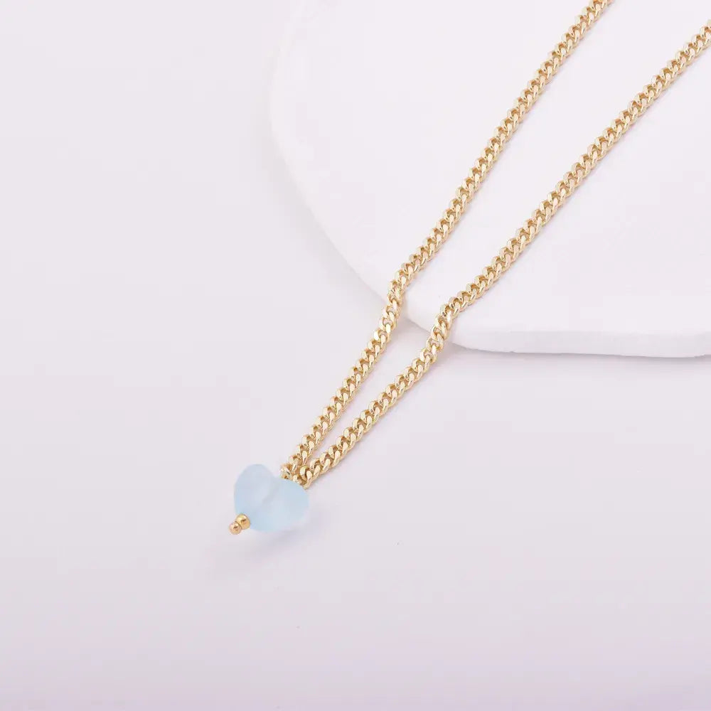 Collar Corazón Blue