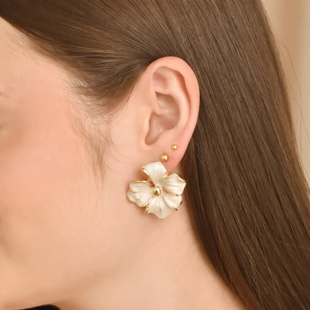 Aretes Jazmín Marfil