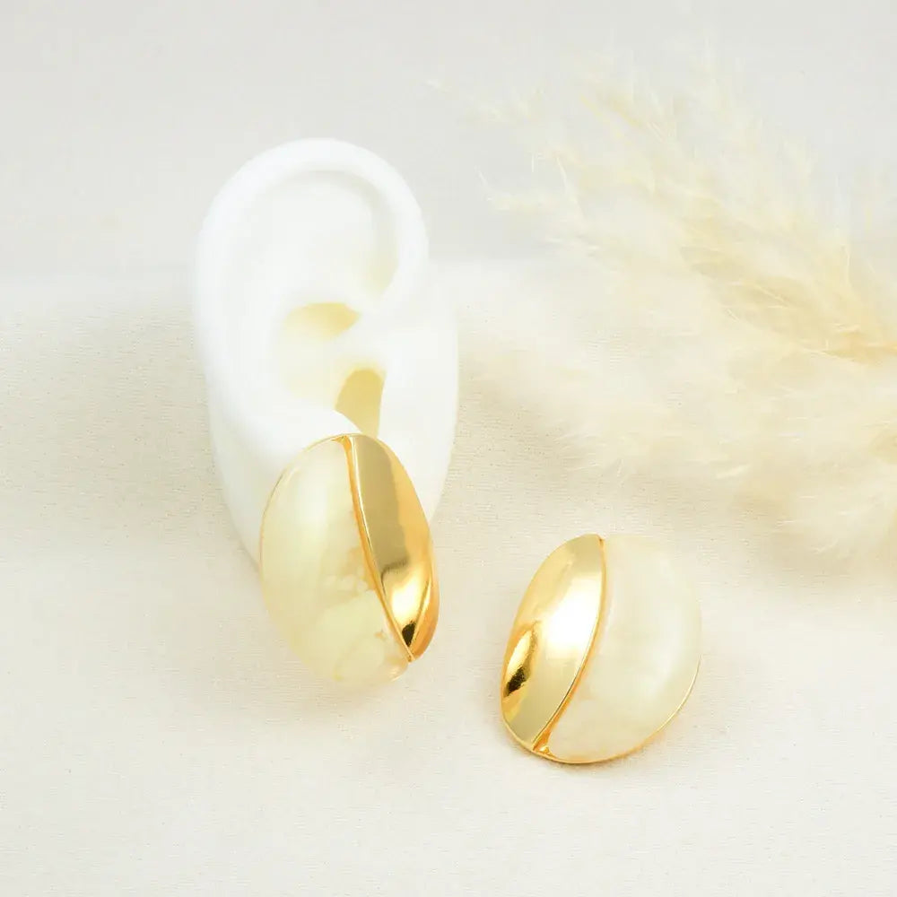 Aretes Óvalo Honey