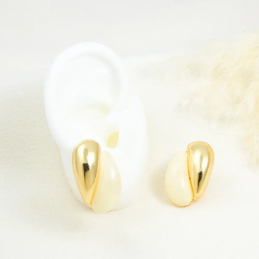 Arete Dúo Perlado