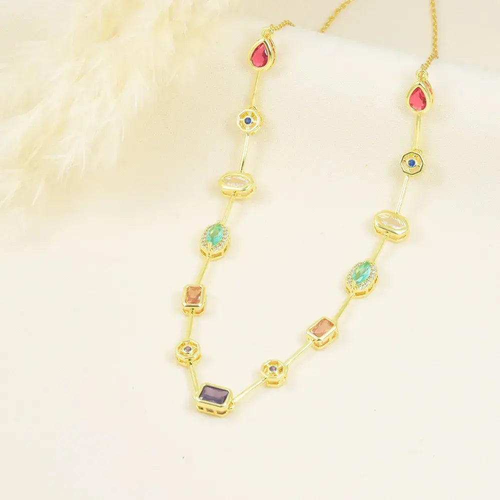 Cadena dorada multicharms