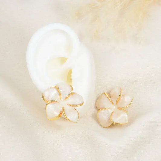 Arete Flor Perla Aurora