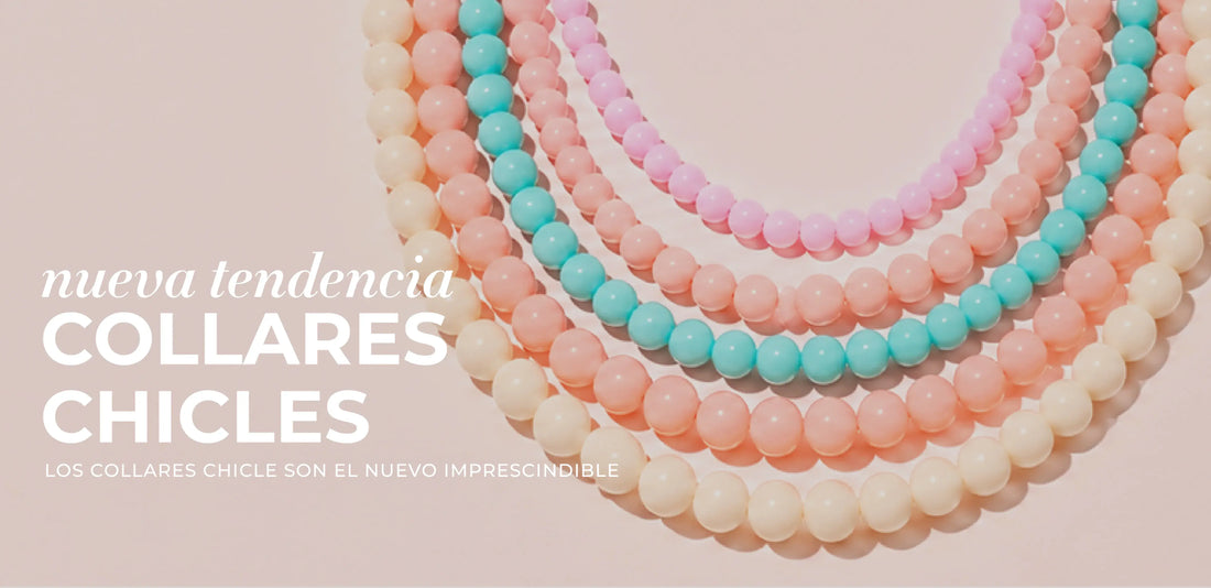 Collares chicle: la tendencia que llegó para darle un toque divertido y elegante a tus looks