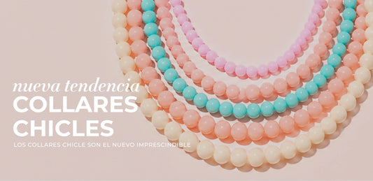 Collares chicle: la tendencia que llegó para darle un toque divertido y elegante a tus looks