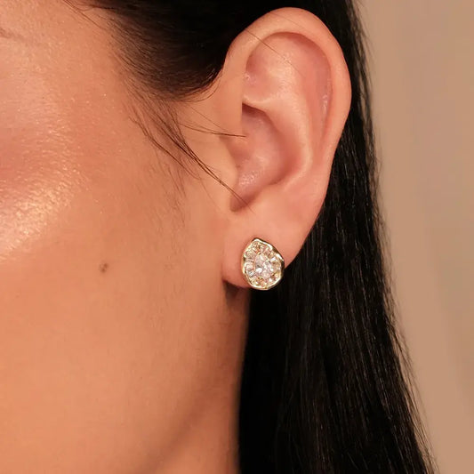 Arete Hoja Cristal