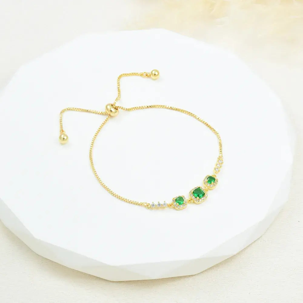 Pulsera Cristal Esmeralda