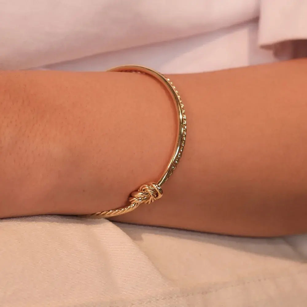 Brazalete Dorado Nudo