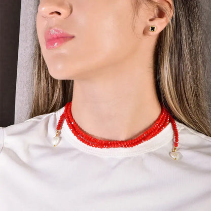 Collar Versátil Rojo