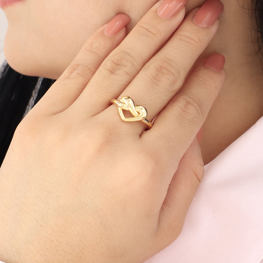 Anillo Corazón Enredado