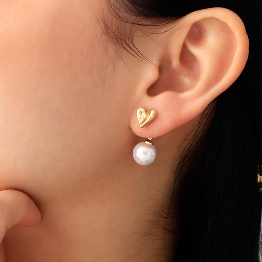 Aretes-Topo-de-Corazón-con-Perla-Colgante