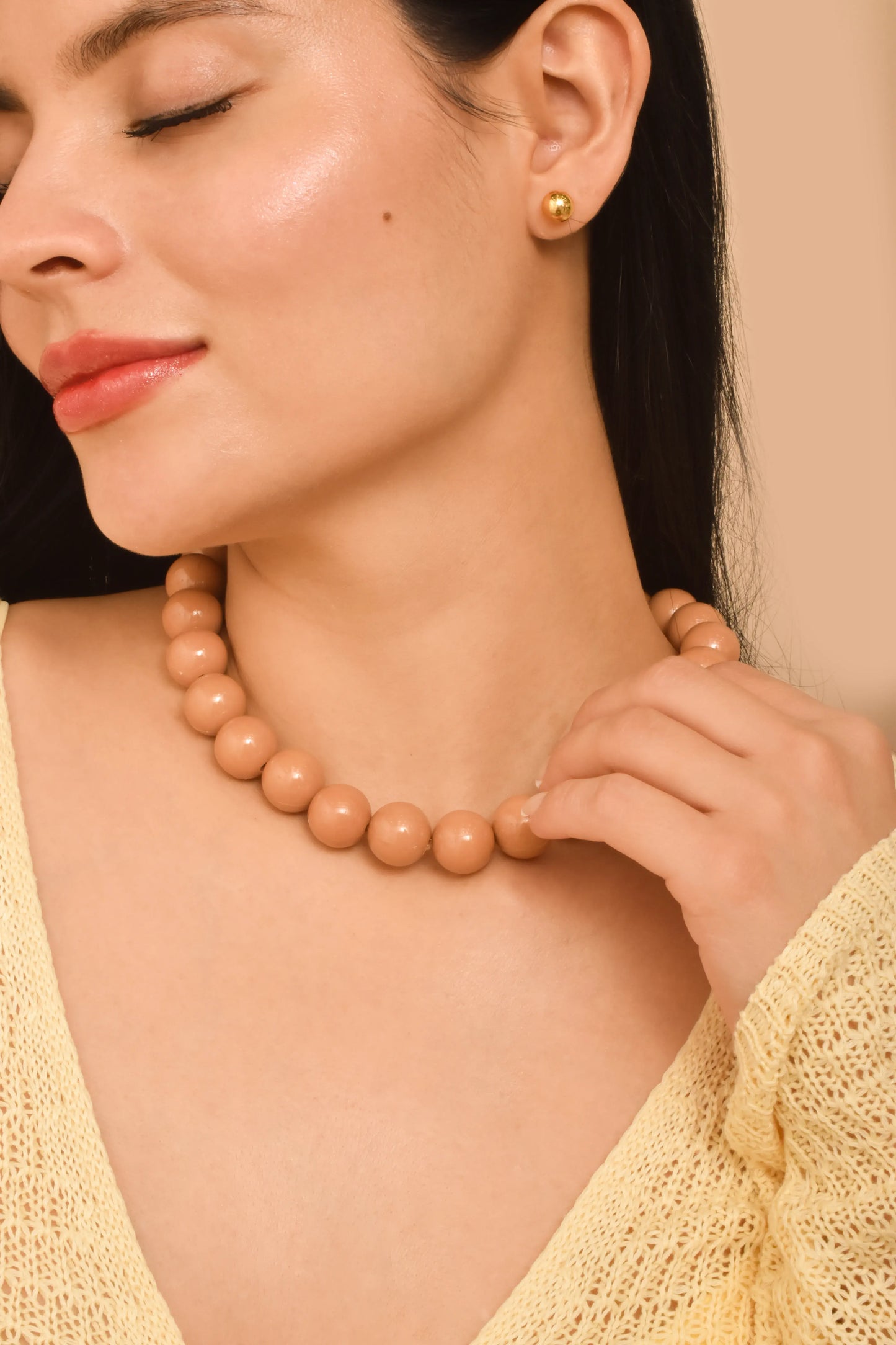 Collar Chicle Nude Latte