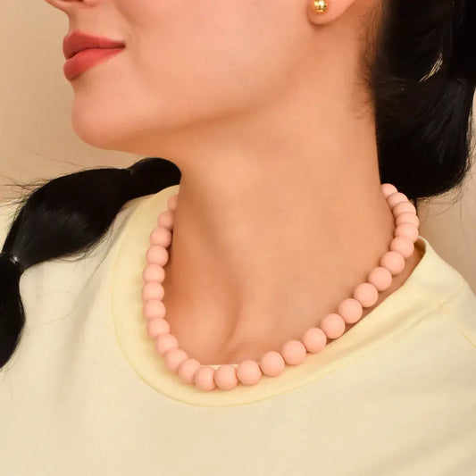 Collar chicle dulce rosa