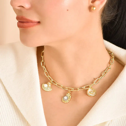 Collar con Dijes Marinos