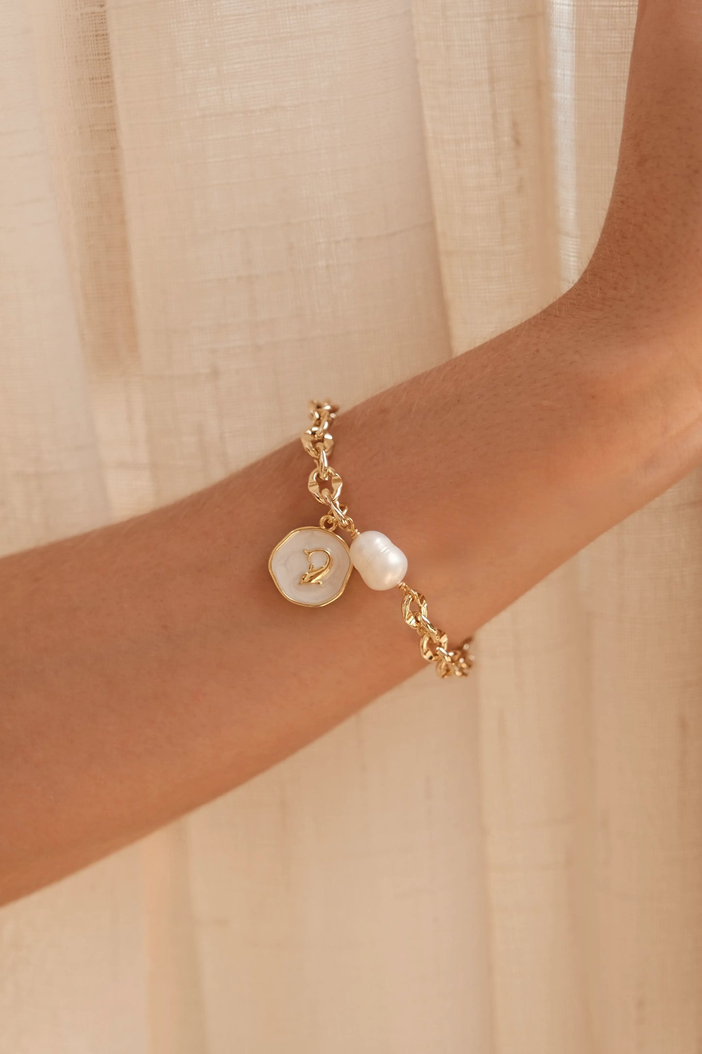 Pulsera Cisne Perla