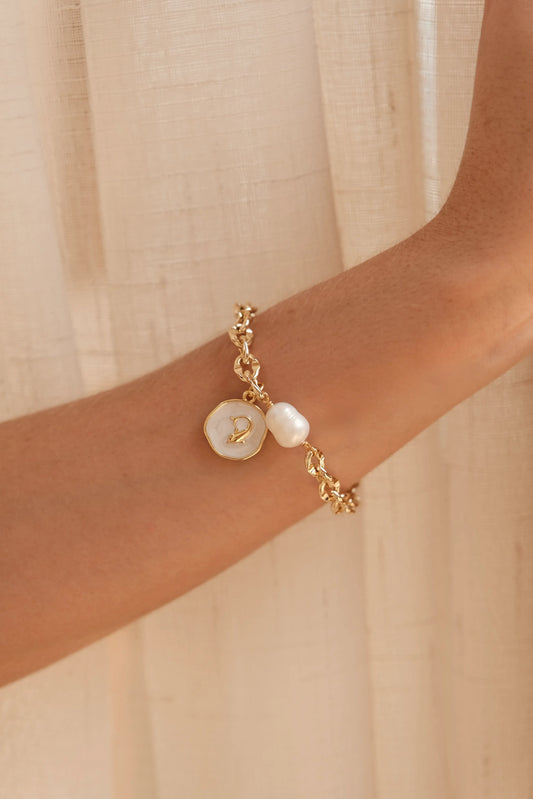 Pulsera Cisne Perla