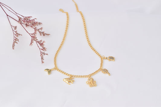 Collar con Dijes Marinos