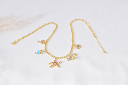 Collar con Dijes de Verano