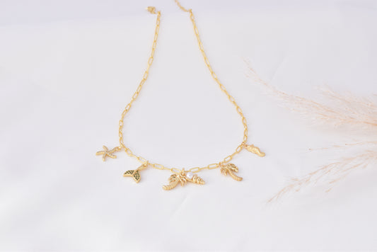 Collar con Dijes Playeros