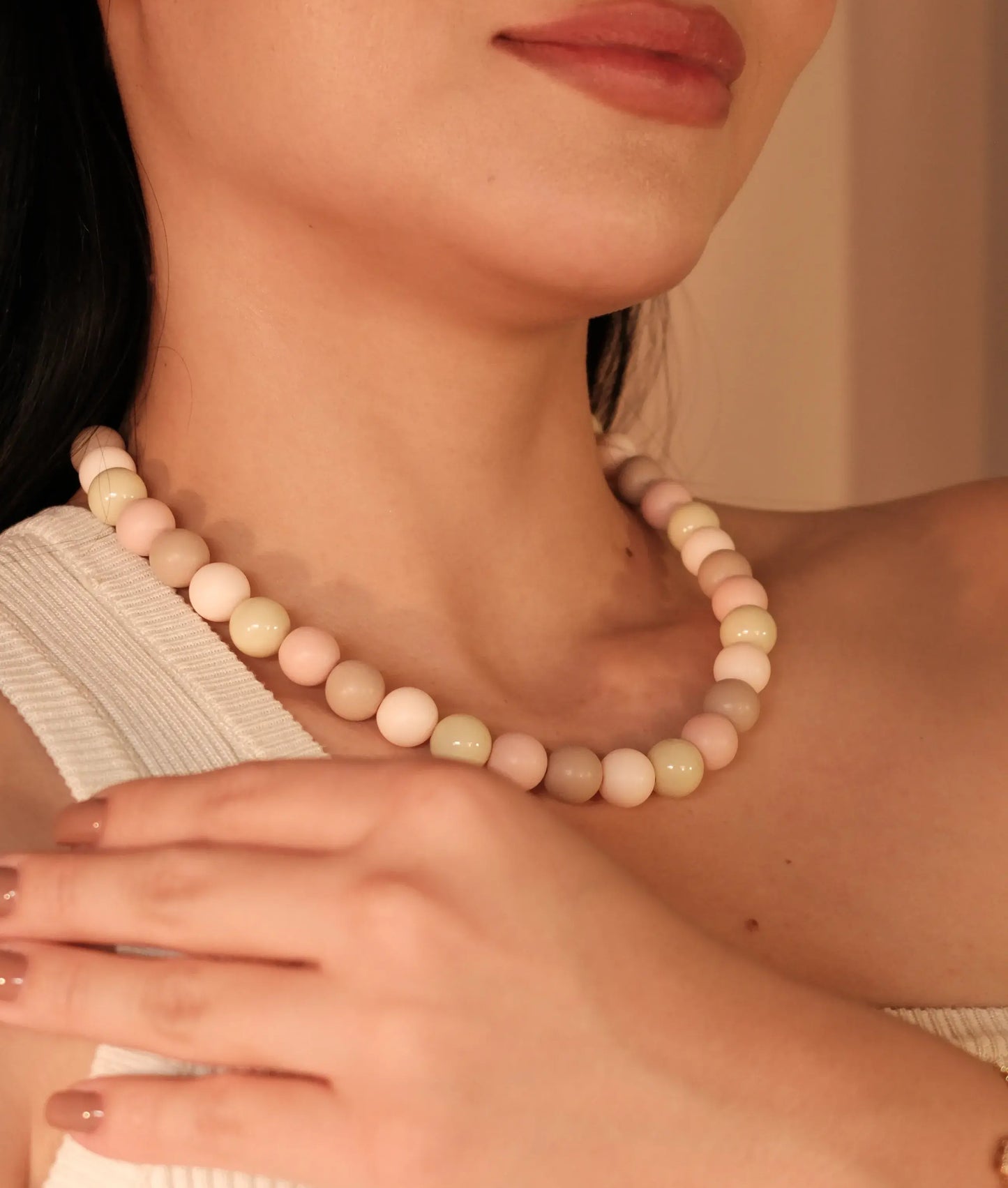 Collar Chicle Candy Cream