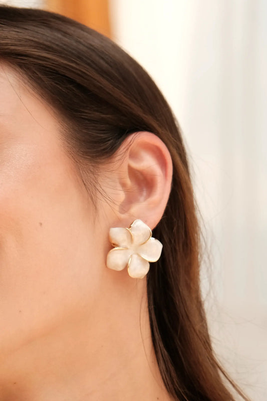 Arete Flor Perla Aurora