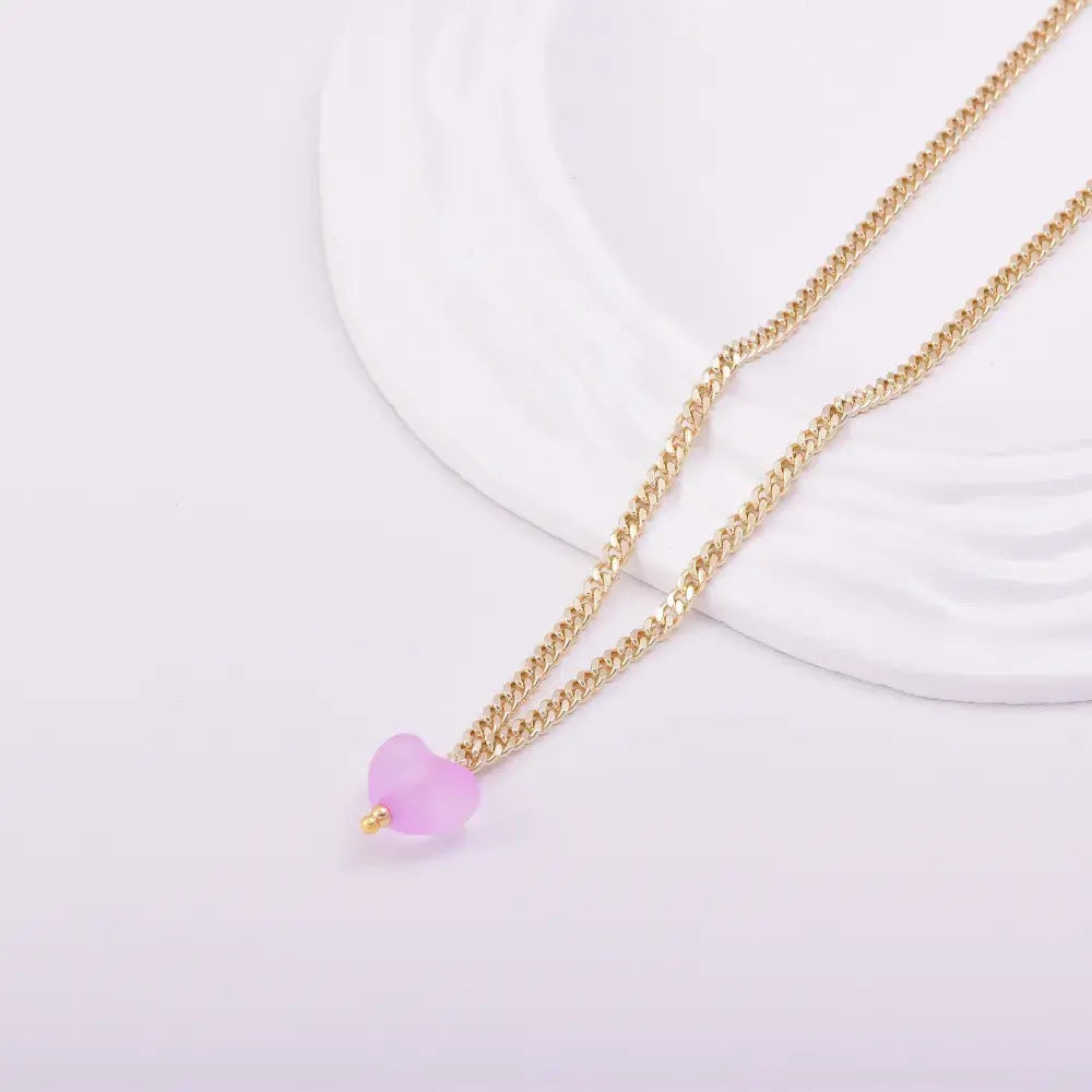 Collar Corazón Pink
