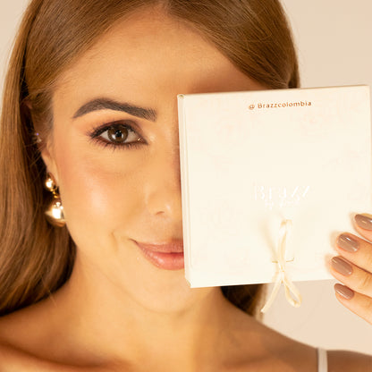 Collar doble con dije de flor