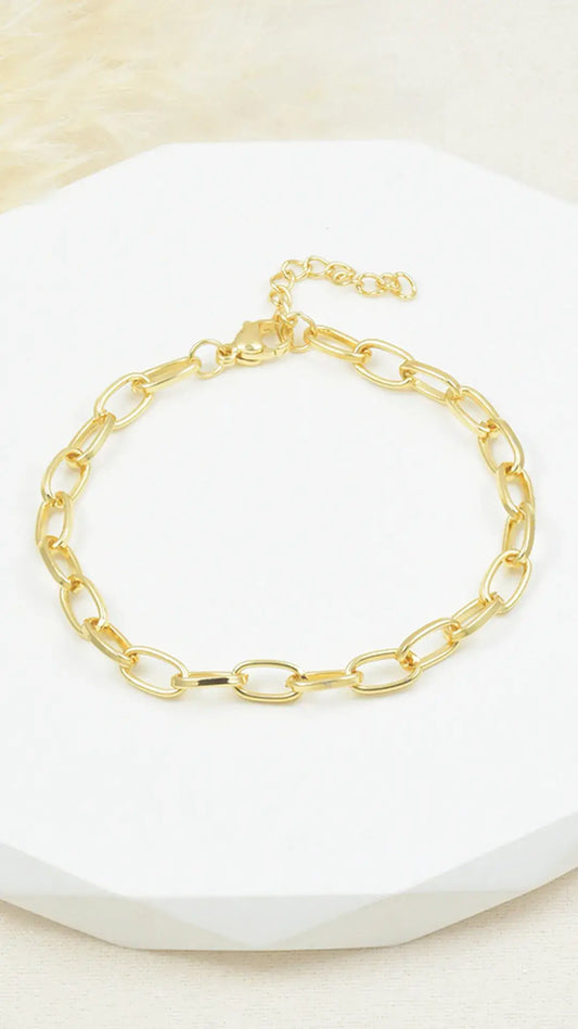 Pulsera De Eslabones Finos