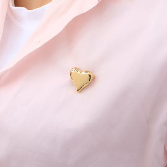 Prendedor Corazón Brillante