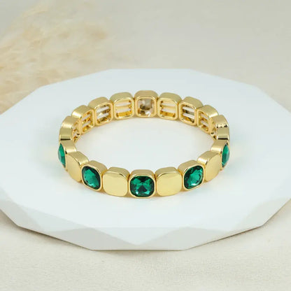 Pulsera perla verde