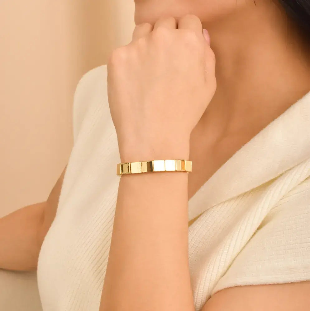 Pulsera baño de oro