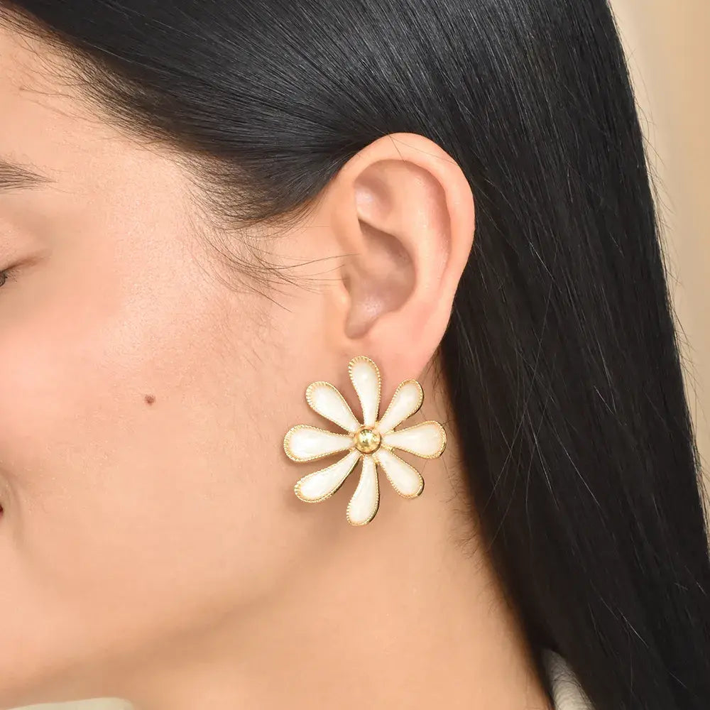 Aretes Flor Elegance