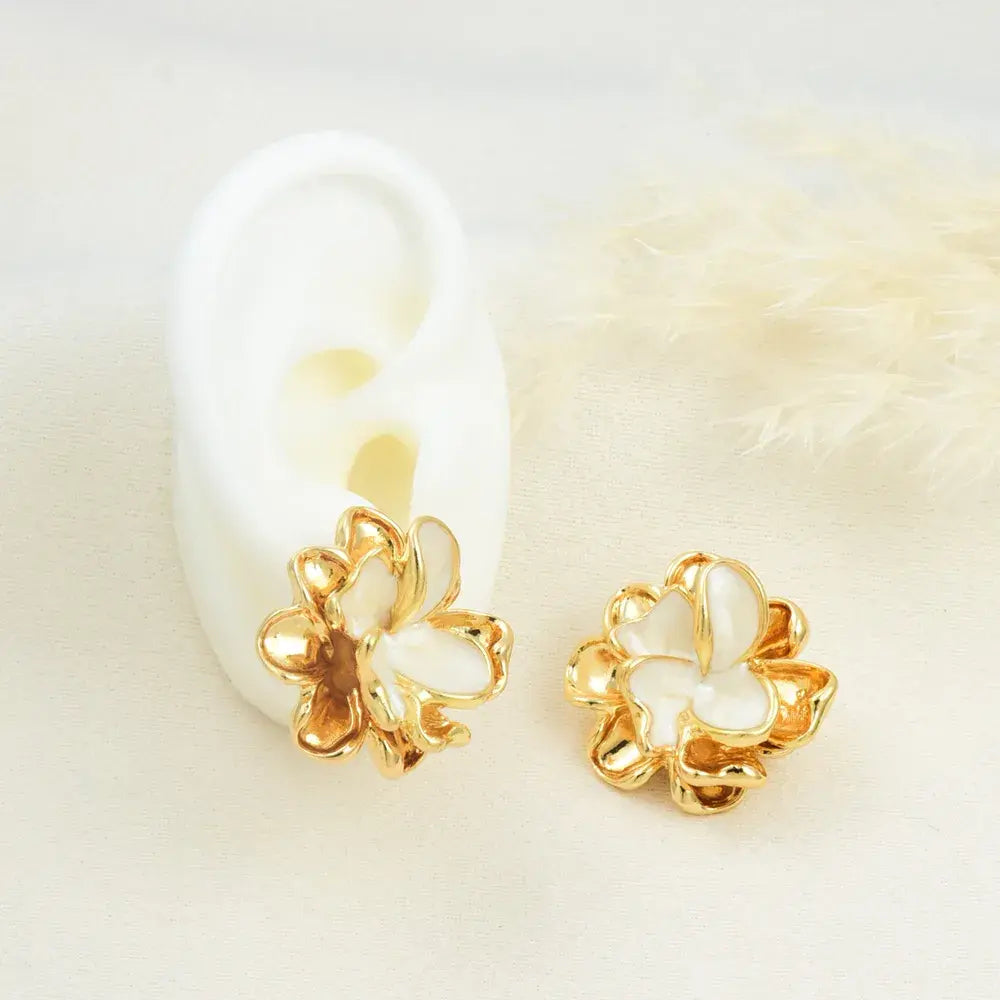 Arete Flor Perla