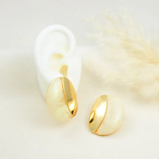 Aretes Óvalo Honey