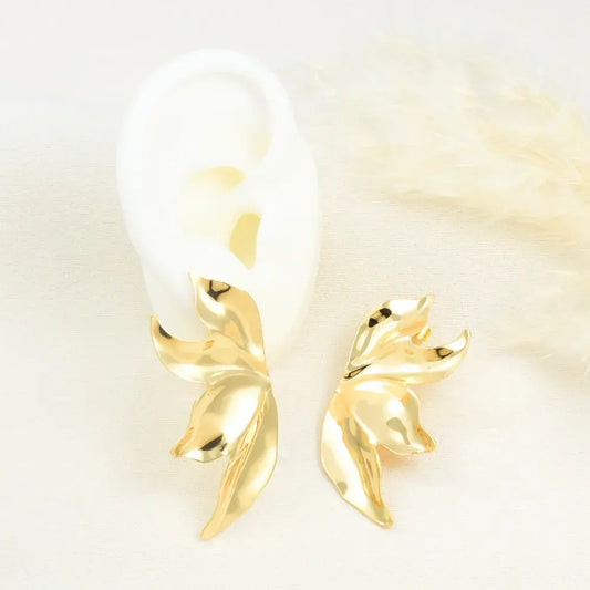 Arete Pétalo Dorado