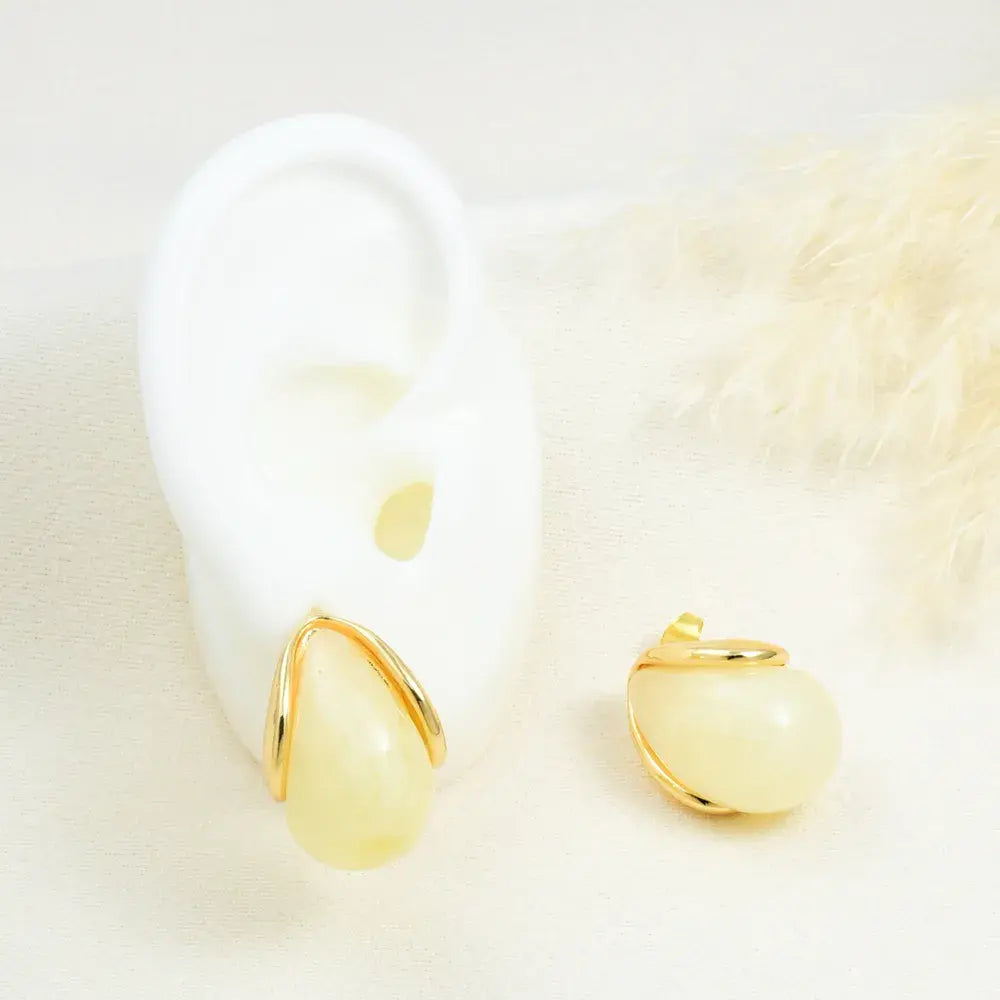 Aretes Gota Áurea