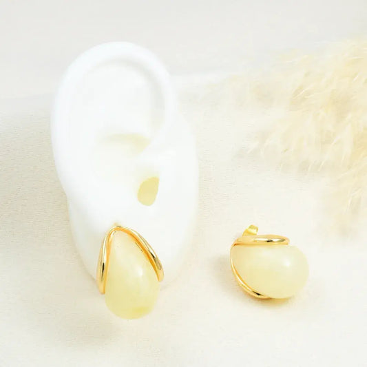 Aretes Gota Áurea