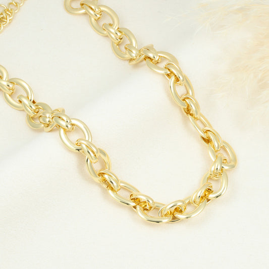 Cadena de eslabón grueso ovalado