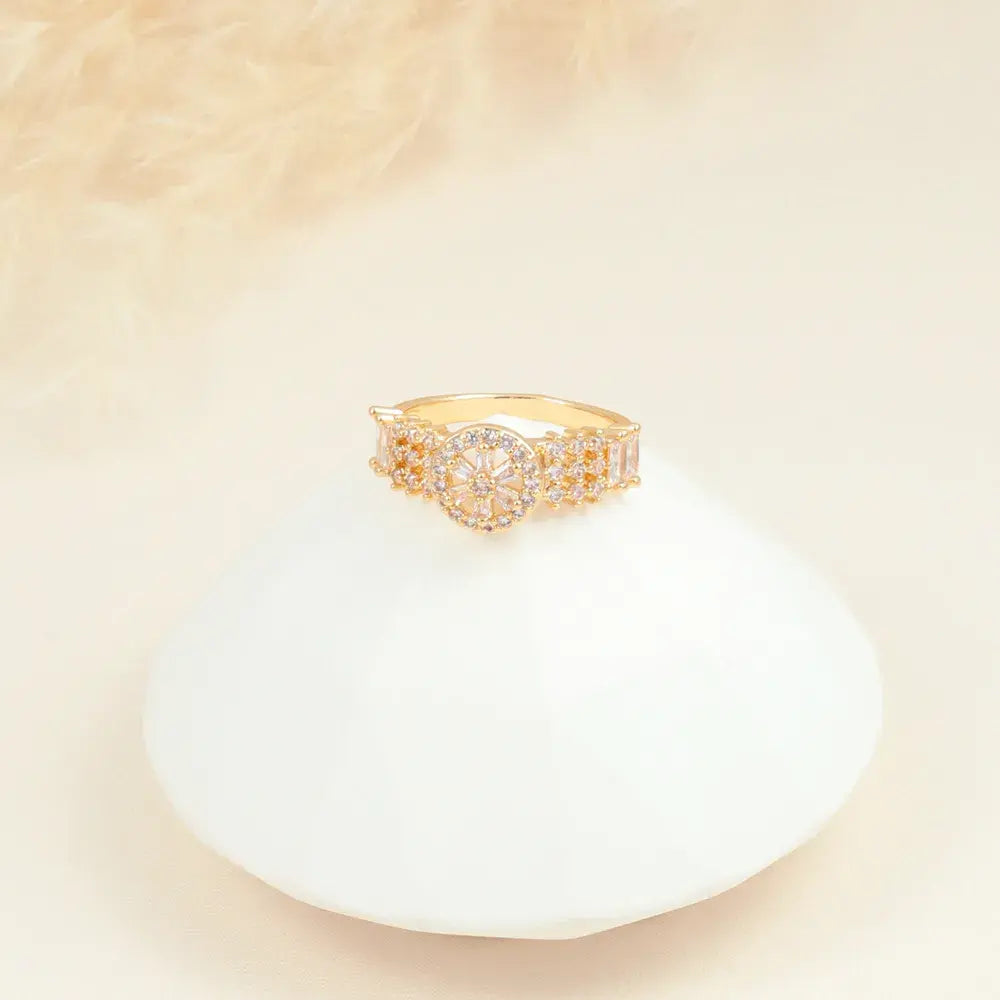 Anillo brillo de circones