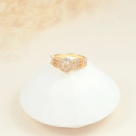 Anillo brillo de circones