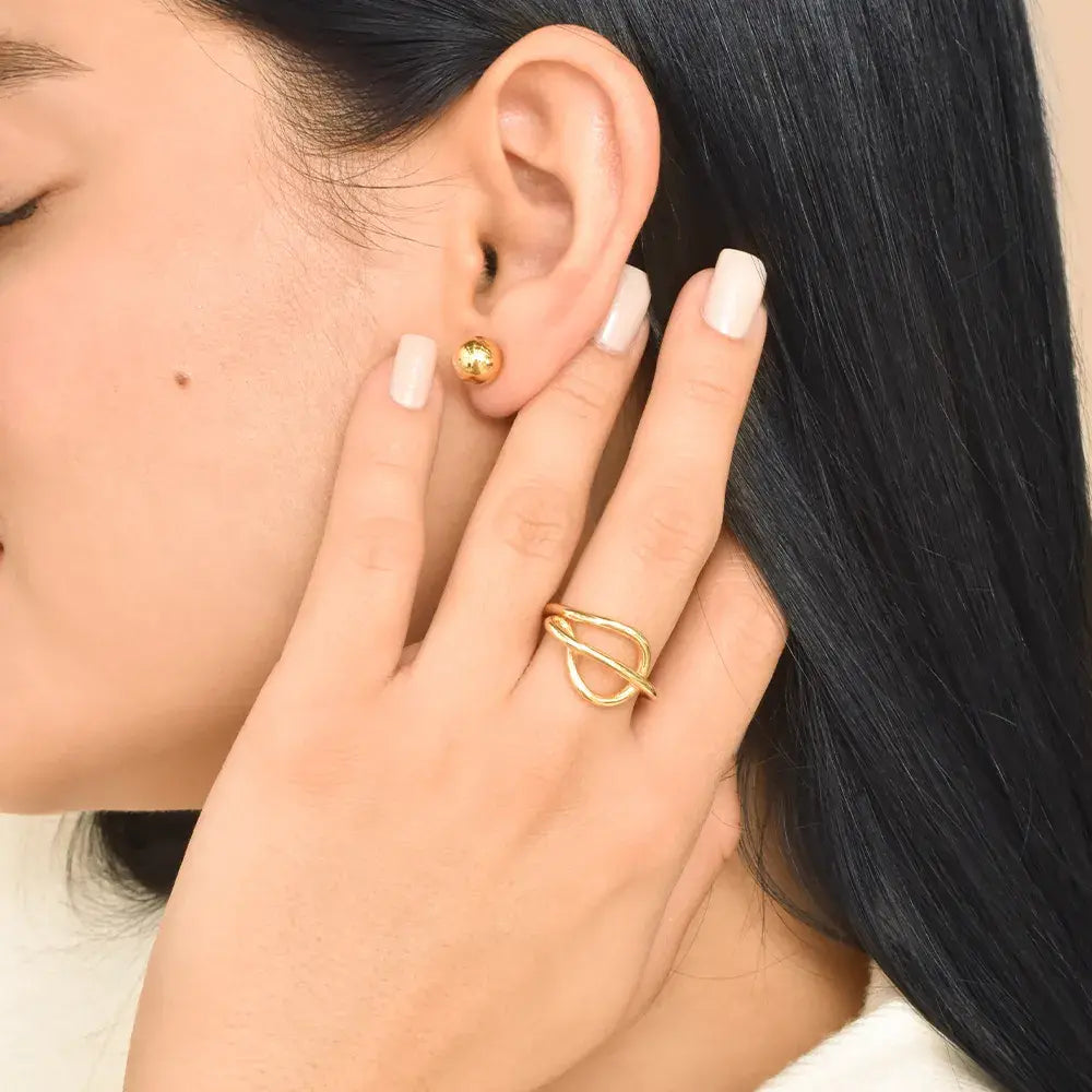 Anillo Vínculo Dorado