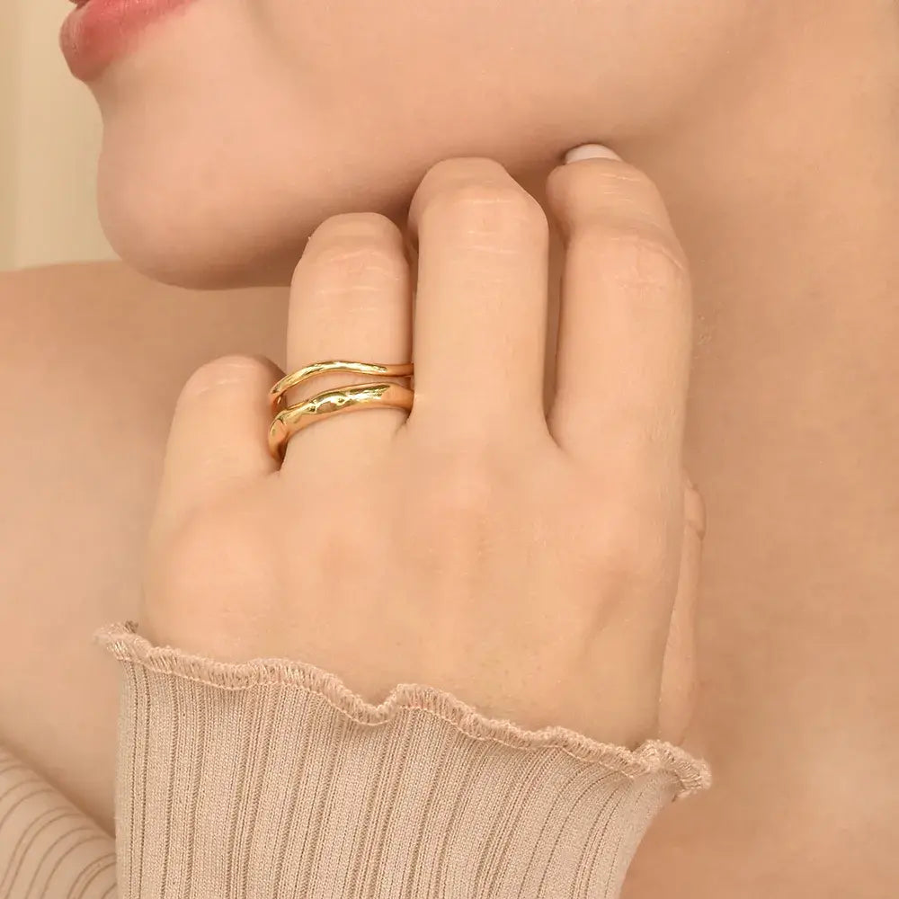 Anillo Doble Trazo