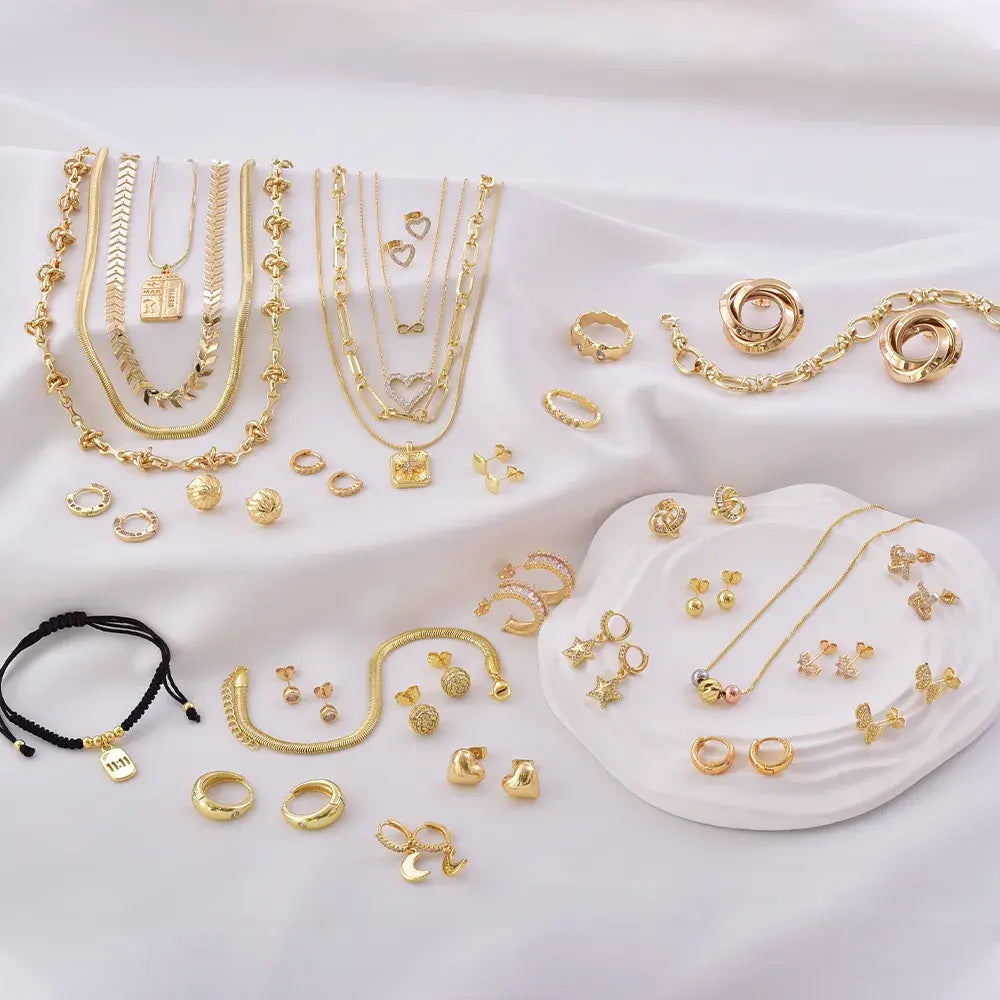 Emprende con joyas en baño de oro 24k - box emprendedora 